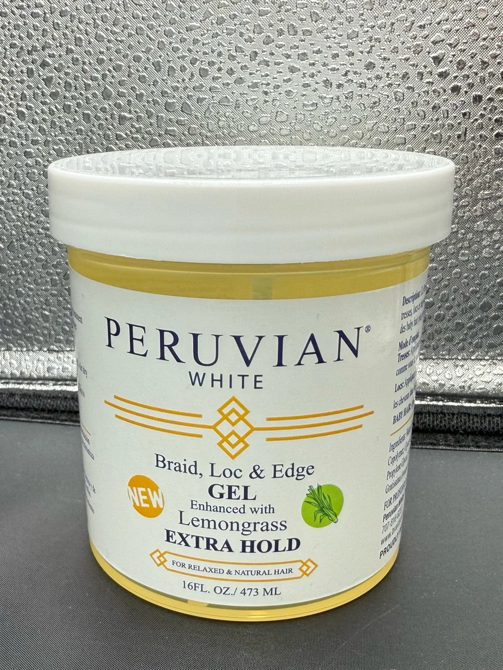 Braid, Loc & Edge Gel - Lemongrass extra hold long-lasting shine & frizz control